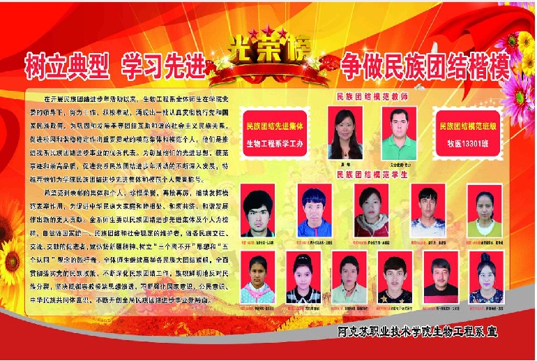 选树先进典型 促进民族团结