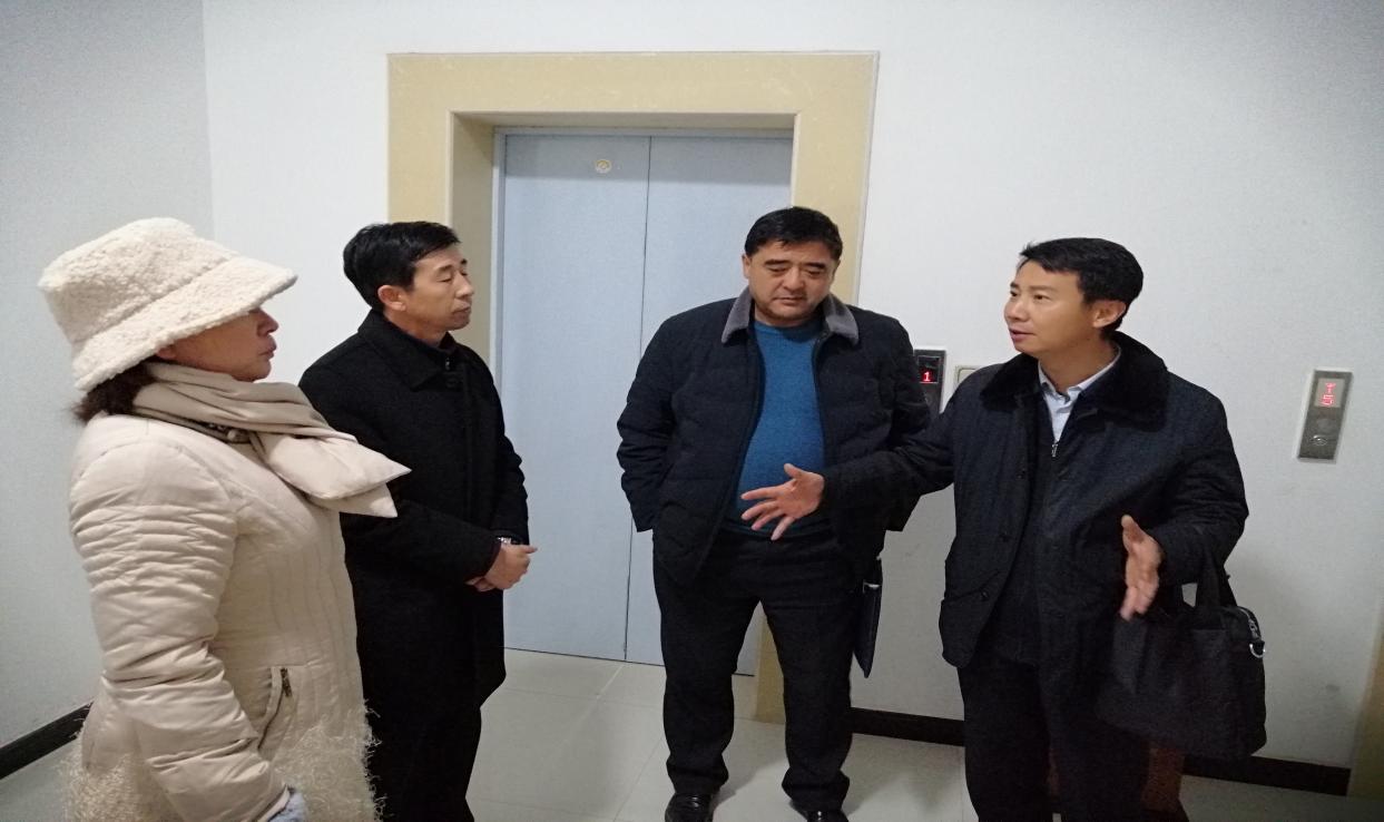 地区教育局安稳办来学院进行安全工作检查